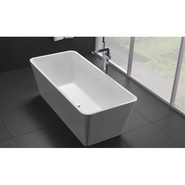 Alessia Square Modern Free Standing Bath 1700 x 800 mm